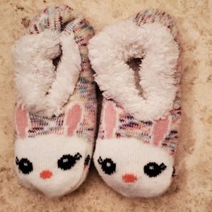 Cute Fuzzy Slippers, Add Cozy Socks